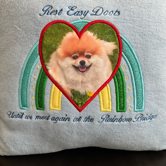 Pet/Dog/Cat memory pillow/memorial pillow/Pet Gift/Pet Pic Pillow. - Picture 7 of 7